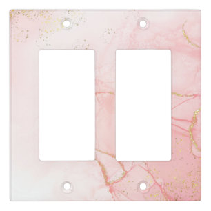 Minimal Glitter Light Switch Covers