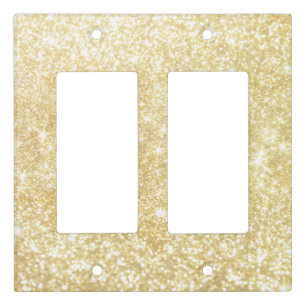 Minimal Glitter Light Switch Covers