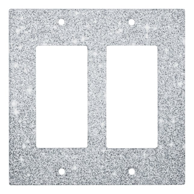 Minimal Glitter Light Switch Covers (Front)