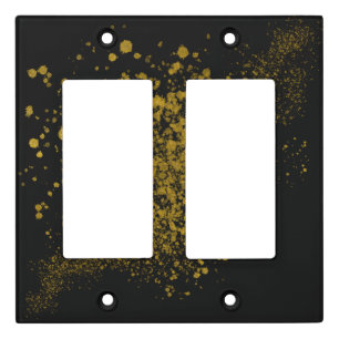Minimal Glitter Light Switch Covers