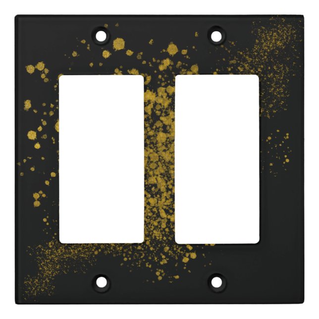 Minimal Glitter Light Switch Covers (Front)