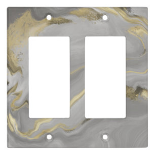Minimal Glitter Light Switch Covers