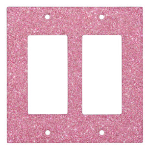 Minimal Glitter Light Switch Covers