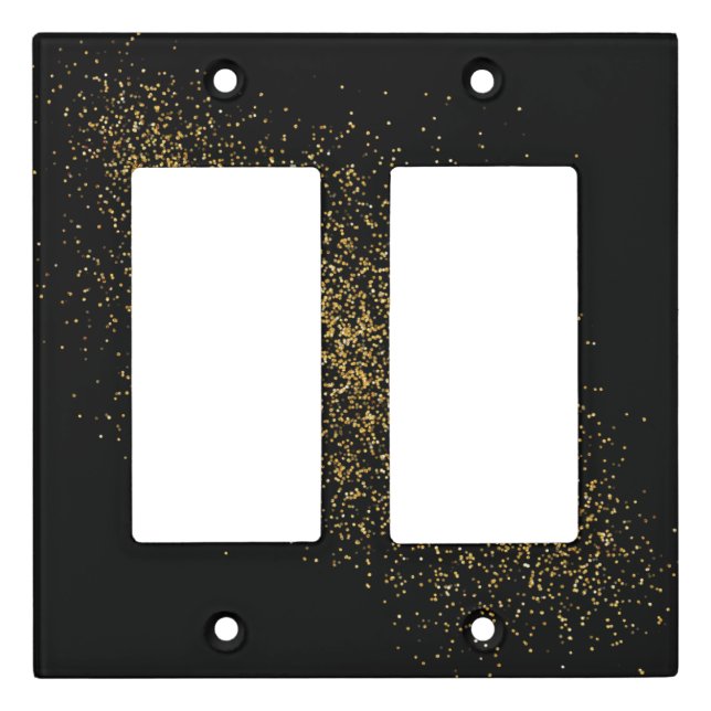 Minimal Glitter Light Switch Covers (Front)