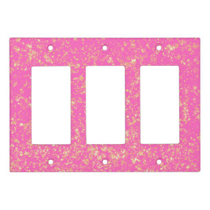 Minimal Glitter Light Switch Covers