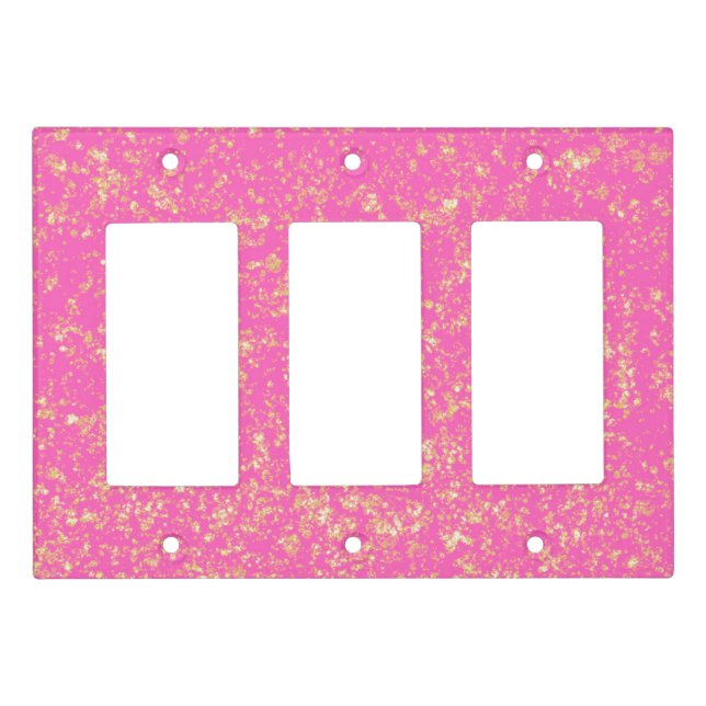 Minimal Glitter Light Switch Covers (Front)