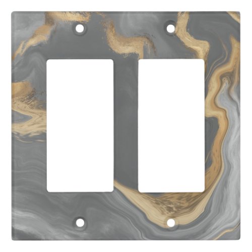Minimal Glitter Light Switch Covers
