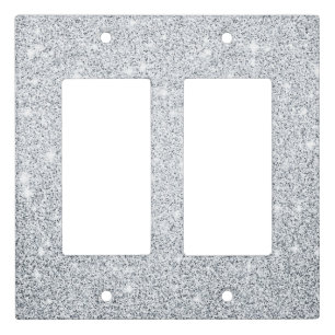 Minimal Glitter Light Switch Covers