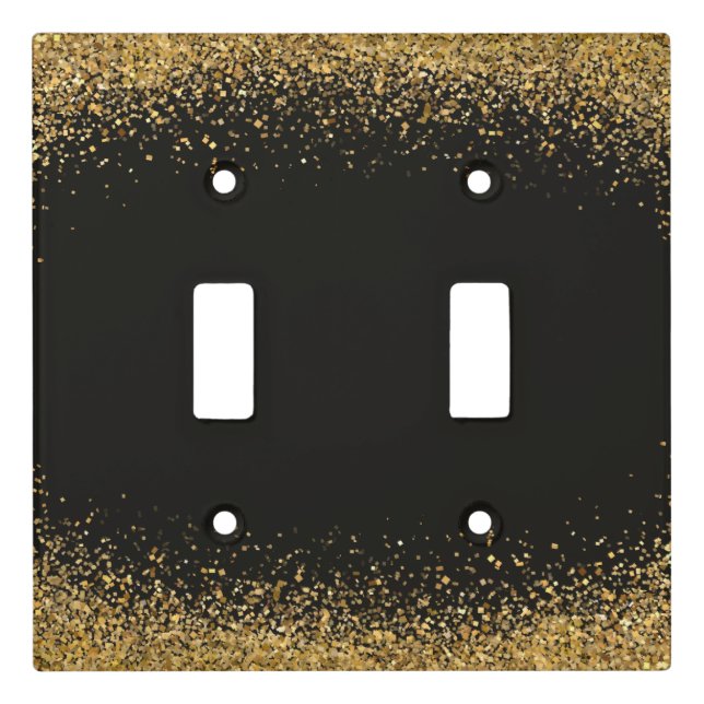 Minimal Glitter Light Switch Covers (Front)