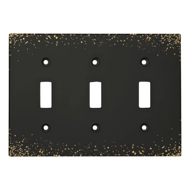 Minimal Glitter Light Switch Covers (Front)