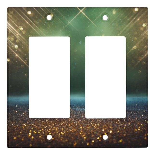 Minimal Glitter Light Switch Covers (Front)