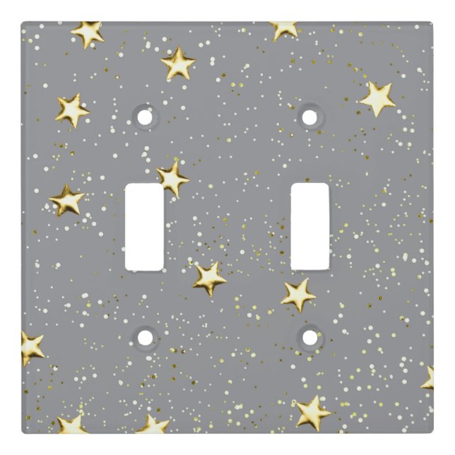 Minimal Glitter Light Switch Covers (Front)