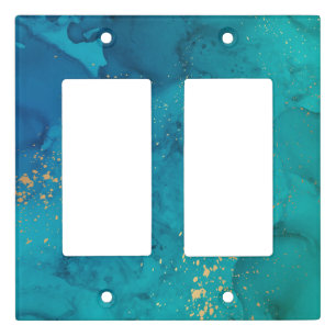 Minimal Glitter Light Switch Covers