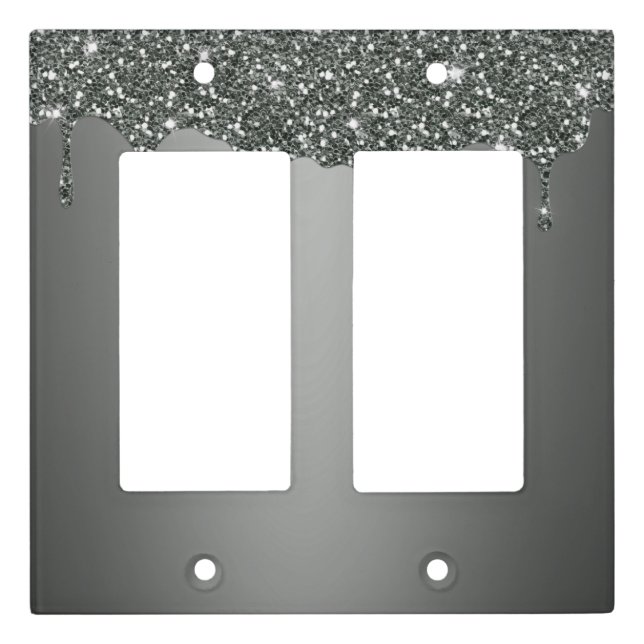 Minimal Glitter Light Switch Covers (Front)