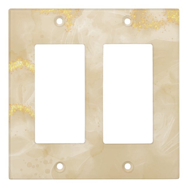 Minimal Glitter Light Switch Covers (Front)