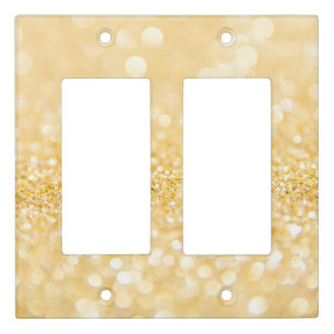 Minimal Glitter Light Switch Covers