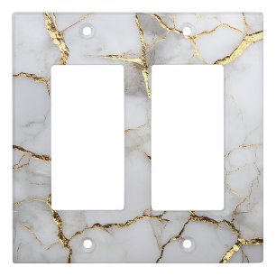 Minimal Glitter Light Switch Covers