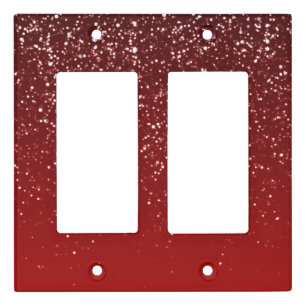 Minimal Glitter Light Switch Covers
