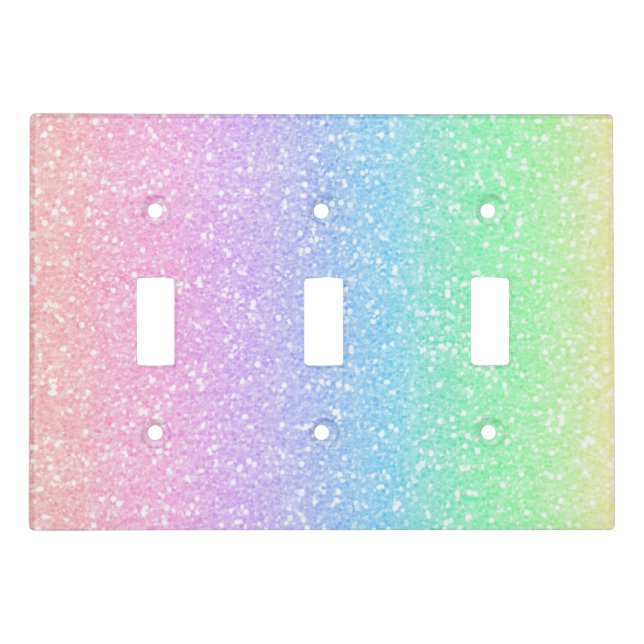Minimal Glitter Light Switch Covers (Front)