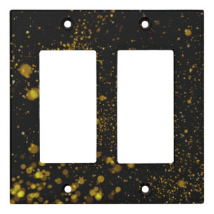 Minimal Glitter Light Switch Covers