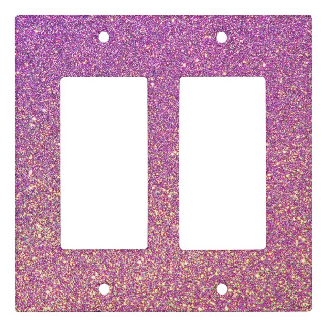 Minimal Glitter Light Switch Covers (Front)