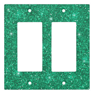 Minimal Glitter Light Switch Covers