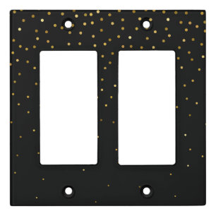 Minimal Glitter Light Switch Covers