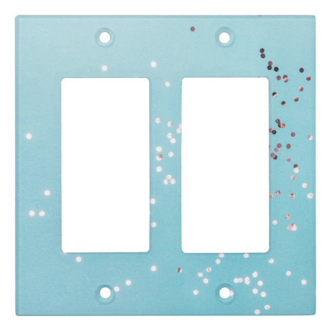 Minimal Glitter Light Switch Covers (Front)