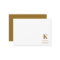 Minimal Gold Elegant Sophisticated Luxe Monogram