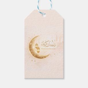 Minimal Gold Ramadan Kareem Stick– Elegant Islamic Gift Tags