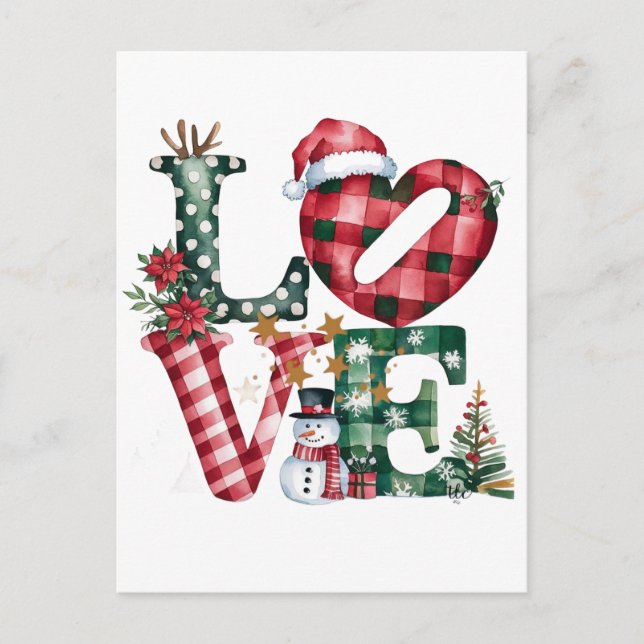 Minimal Golden Christmas Tree Card | Elegant Holid (Front)