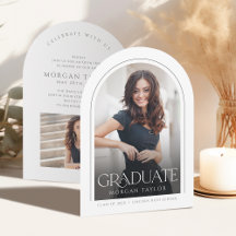 Minimal Graceful Elegance Arch Photo Graduation
