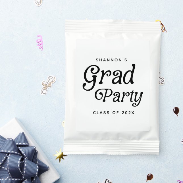 Minimal Grad Party Retro Graduation Margarita Drink Mix (Packets)
