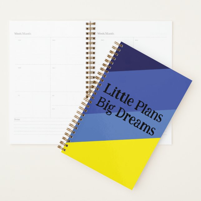 Minimal Gradient Notebook – Yellow & Blue Theme (Display)