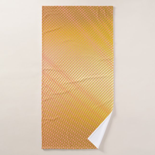Minimal Gradient Pattern. Duo Tone Cover Design. G Bath Towel (Bath Towel)