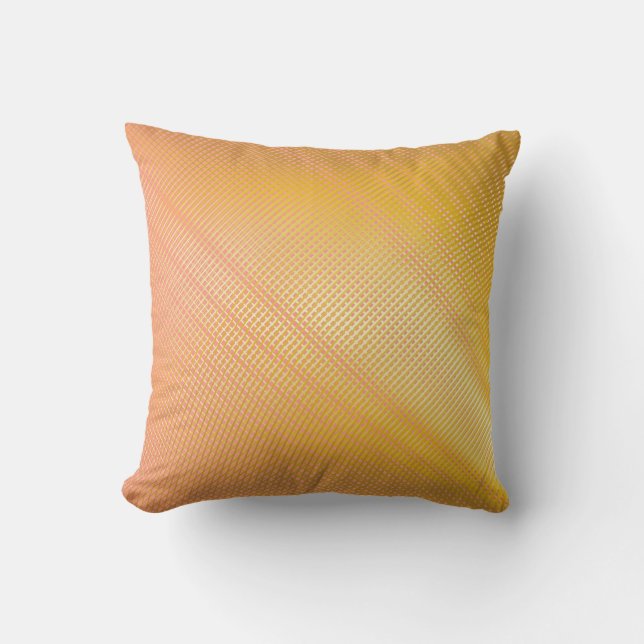 Minimal Gradient Pattern. Duo Tone Cover Design. G Throw Pillow (Front)