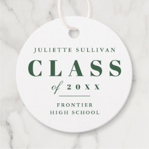 Minimal Graduate Party Favor Tags