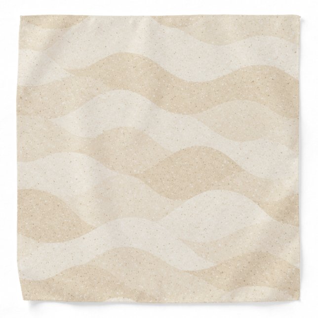 Minimal Grain Texture ,Soft, Neutral pattern Bandana (Front)