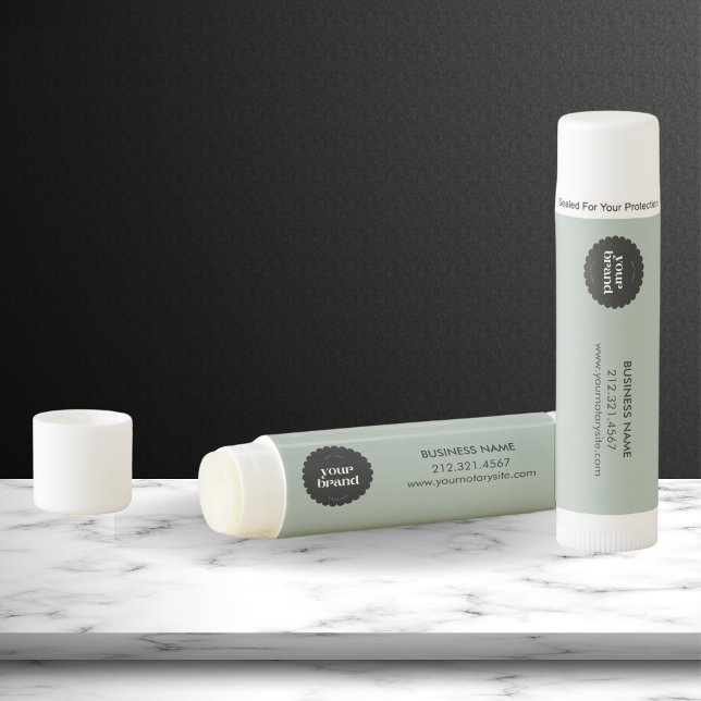 Minimal Green Business Logo Promotion Marketing  Lip Balm (Creator Uploaded)