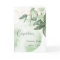 Minimal Green Leaves Personalized Wedding