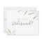 Minimal greenery will you be my bridesmaid