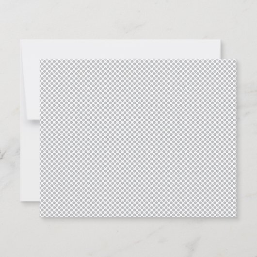 Minimal Grey Polka Dot Pattern  (Front)
