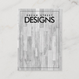 Minimal Grey Wooden Earring Display Card