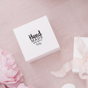 Minimal Handmade, Script Rubber Stamp