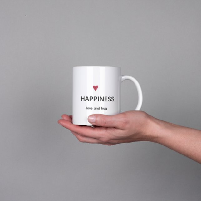 Minimal Happiness Coffee Mug (Creator Uploaded)