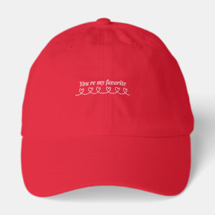Minimal Heart Arrow Valentine T-Shirt Hat