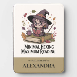 Minimal Hexing Maximum Reading Cute Witch Bookish Kindle Cover