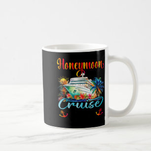 Minimal Honeymoon Cruise 2026 Just Married Coffee Mug