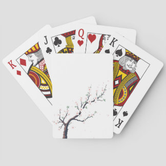 Minimal Japanese Tree Branch Poker Cards