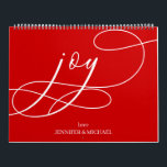 Minimal Joy Christmas pine tree simple Calendar<br><div class="desc">Minimal Joy Christmas pine tree simple</div>